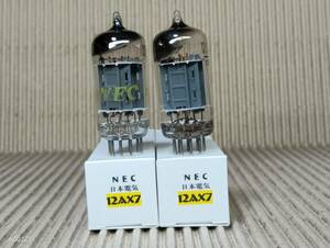 ●　12AX7(ロングプレート)　NEC　試験済み2本セット　ノイズ無し　●　K 2222