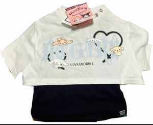 【新品】サイズ140 サンリオ　シナモロール　RICCA RICCAコラボ　タンクトップ＋Tシャツ　女児服　ガールズ