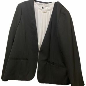 【新品】4Lサイズ　中黒色　ビジネススーツ　3点セット　大きいサイズ