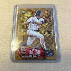 MLB　2023 TOPPS GILDED Base /75 WADE BOGGS REDSOX