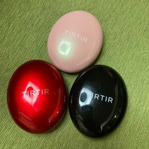 ティルティル TIRTIR クッションファンデ赤黒ピンクミニサイズ17