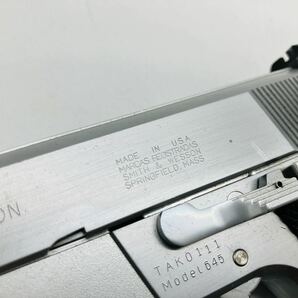 4m84 必見 ! MGC S&W SMITH&WESSON MODEL M645 SEMIAUTOMATIC AIR PISTOL エアソフトガン エアガン ガスガン 中古品 現状品 !の画像4