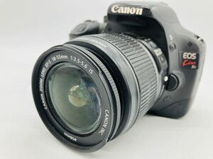 12e44 必見 ! Canon キヤノン EOS Kiss X4 ボディ ZOOM LENZ EF-S 18-55mm 1:3.5-5.6 IS 中古品 現状品 動作未確認のためジャンク扱い !