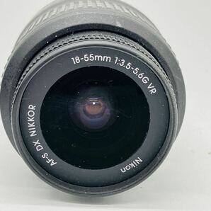 4d4 必見 ! Nikon ニコン レンズ DX AF-S NIKKOR 18-55mm 1:3.5-5.6G 中古品 現状品 動作未確認 ジャンク扱い !の画像2