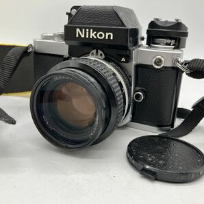 12e42 必見 ! NIKON ニコン F2 NIKKOR 50mm 1:1.4 カメラ レンズ フィルム 一眼レフ 中古品 現状品 動作未確認のためジャンク扱い !の画像2