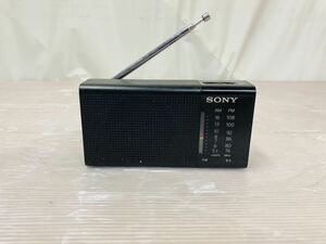 4m18 必見! SONY ワイドFM対応 FM/AMコンパクトラジオ ICF-P36 中古品 現状品 簡易動作確認済み