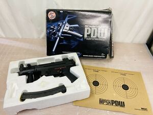 4d19 worth seeing! MGC H&K MP5K gas gun black color secondhand goods present condition goods 