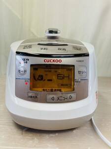 5h3 必見！ CUCKOO 炊飯器 CRP-HJ0657F 6合 中古 簡易動作確認済み 中古 現状品