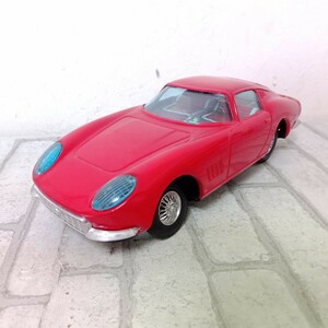 【ビンテージ】★ブリキ★フェラーリ★ミニカー★レトロ★アンティーク★旧車★高さ6cm、幅22cm、奥行9cm