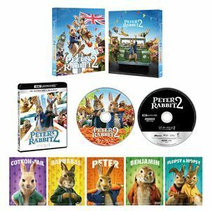 [Blu-Ray]ピーターラビット2／バーナバスの誘惑 4K ULTRA HD ＆ ブルーレイセット【初回生産限定】 ジェームズ・コーデン