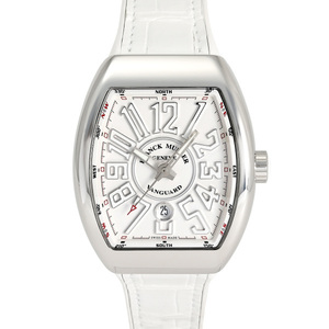 フランク・ミュラー FRANCK MULLER ヴァンガード V45SCDT ホワイト文字盤 新品 腕時計 メンズ