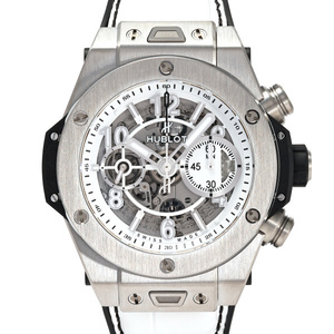 ウブロ HUBLOT ビッグバン ウニコ ブラック アンド ホワイト 日本限定 411.NE.2010.LR.JSM15 グレー文字盤 中古 腕時計 メンズ