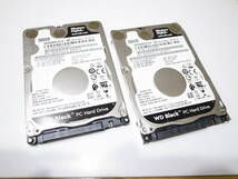 送料込!2個セット！WD BLACK　WD5000LPLX　2.5インチ 500GB HDD 7mm 正常品/②_画像1