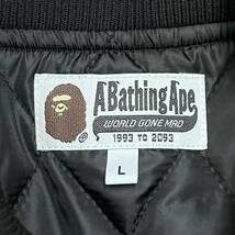 A BATHING APE アベイシングエイプ　Nylon Studium Jacket ブラック サイズ:L_画像7