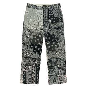 RE:JOINT リジョイント　Reworked Bandana trousers ブラック サイズ表記無し