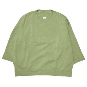 visvim ビズビム　Half Sleeve Sweat Shirt グリーン サイズ:4