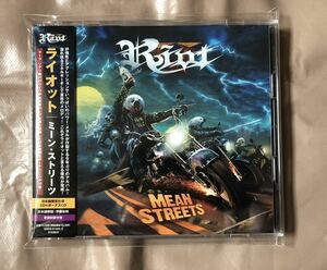 日本盤限定仕様 2枚組 RIOT V Mean Streets Ward Records ライオット ミーン・ストリーツ CD ボーナスCD 