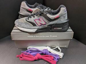 未使用 New Balance×KITH RONNIE FIEG×UNITED ARROWS & SONS M997SKH GREY US8 26cm 米国製 国内正規品 送料無料 