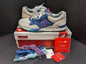 （訳あり品）NEW BALANCE×KITH RONNIE FIEG M850KH BROOKLYN BRIDGE US8 26cm 国内正規品 送料無料