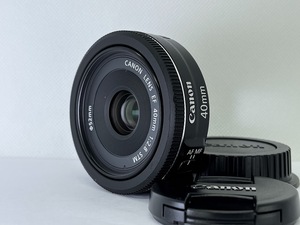 ★極上美品★ キャノン CANON EF 40mm F2.8 STM　単焦点レンズ　#0527-7