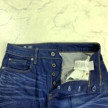 A2991 ジースターロウ 3301スリム ジーンズ デニム G-STAR RAW SLIM ブルー ネイビー ボタンフライ 綿 青 紺 29_画像4