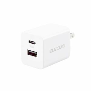 ELECOM製 EC-AC22WH 急速充電器　エレコム　充電機　USB-A USB-C iPhone Android アイフォン