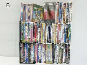 B Junk!1 jpy ~ Kids DVD total 90ps.@ approximately 10kg summarize large amount not yet verification / Dragon Ball / Popeye / Anpanman / vehicle / fairy tale / Disney / other 