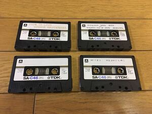 TDK カセットテープ ジャンク4本セット　SA