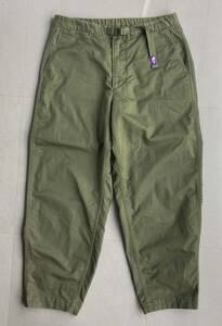 THE NORTH FACE PURPLE LABEL◆STRETCH TWILL WIDE TAPERED PANTS/32/コットン/KHK　NT5052N