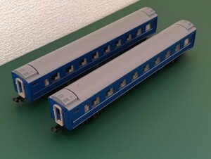 TOMIX オハネ25 100 2両セット 新品未使用 /98627 JR 24系25形特急寝台客車(富士)セットばらし