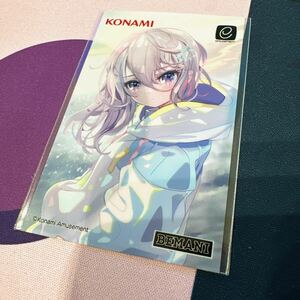 ビートマニア beatmaniaⅡ DX 31 epolis e-amusement pass カードスリーブ Iris KONAMI コナミ 音楽ゲーム IIDX