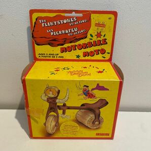 フリントストーン THE FLINTSTONES MOTORBIKE MOTO IRWIN D-TOYS 1985 の画像1