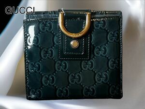 ◆GUCCI◆財布　エナメルシマ　グッチ