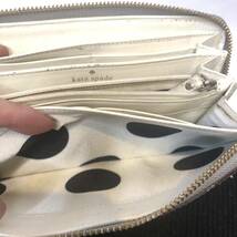 Kate spade 長財布 ラウンドファスナー レザー 1円スタート_画像6