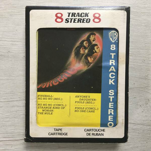 DEEP PURPLE FIREBALL 8TRACK CARTRIDGE CANADA カナダ製