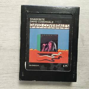 DAVID COVERDALE SNAKEBITE 8 TRACK CARTRIDGE US製　WHITESNAKE