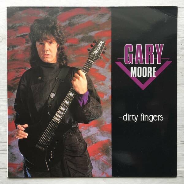 GARY MOORE DIRTY FINGERS SWEDEN スウェーデン盤