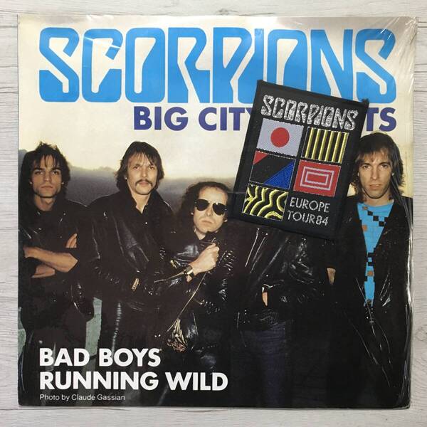SCORPIONS BIG CITY NIGHTS SEALED UK盤 PATCH