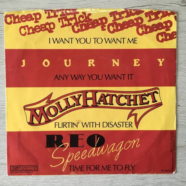 CHEAP TRICK JOURNEY REO SPEEDWAGON MOLLY HATCHET ROCK MINI ALBUM US盤 PROMO