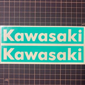 KAWASAKI マスキングシート 2枚セット　　3 転写シート付き　旧車　塗装　 カワサキ　苗字 ステッカー