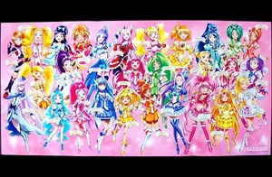 ふたりはハートキャッチフレッシュスマイルスイートプリキュア5 ピンナップポスター キュアマリン ビューティ ピース ハッピー パッション