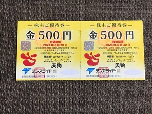 【送料無料】テンアライド 株主優待券 ７５００円分 有効期限２０２4年6月３０日