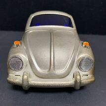 ブリキ製 VW Volkswagen Beetle フォルクスワーゲン ビートル 全長約21.5㎝ ミニカー 昭和玩具 外箱無し現状品 メーカー・スケール不明_画像6