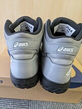 アシックス asics WINJOB ウィンジョブ CP304 BOA シートロック × ホワイト プロスニーカー ワークブーツ 安全靴 未使用品 27.5cm グレー_画像2