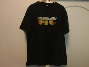 「 FTC Tシャツ 黒 ブラック ビール柄 サイズL 」Tee スケーター ロック ストリート 