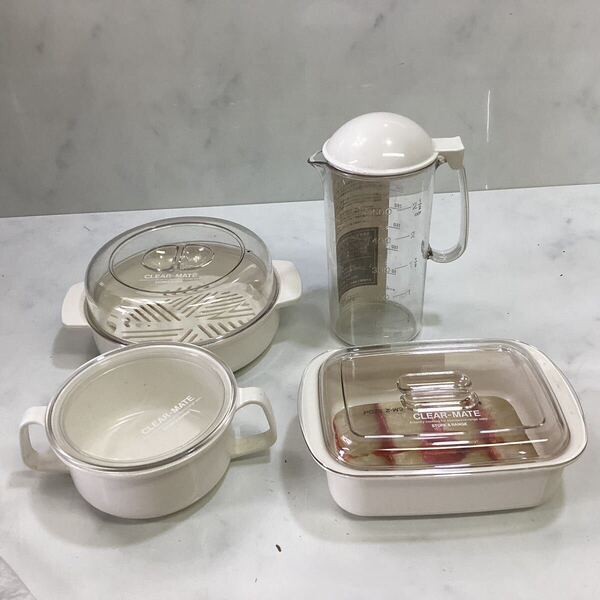 未使用 タッパーセット CLEAR-MATE キッチンカトラリー 保管汚れ有り (J-86)