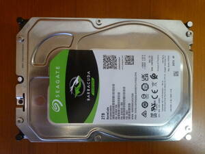 正常判定◆使用時間 10284時間◆3.5インチ/ SEAGATE　BARRACUDA COMPUTE　2TB　ST2000DM005/ ppp3533