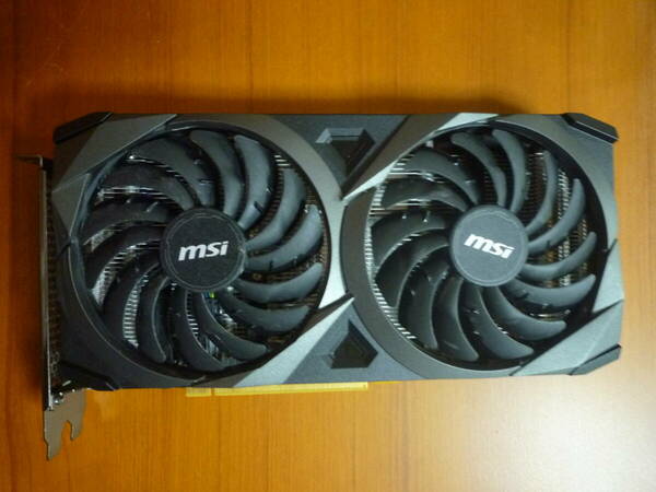 極上美品◆ベンチマーク超ハイスコア◆GPU温度確認済み◆MSI GeForce RTX 3060 Ti VENTUS 2X 8G V1 LHR(4060同性能)