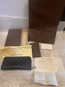 VUITTON ルイヴィトン 長財布 ジッピーウォレット ダミエ グラフィット 