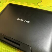 付属品完備 美品 GREEN HOUSE (グリーンハウス) 13.3型フルセグTV内蔵 ポータブルDVDプレーヤー GH-PDV13BTG-BK_画像7
